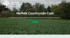 Desktop Screenshot of norfolkcountrysidecare.co.uk